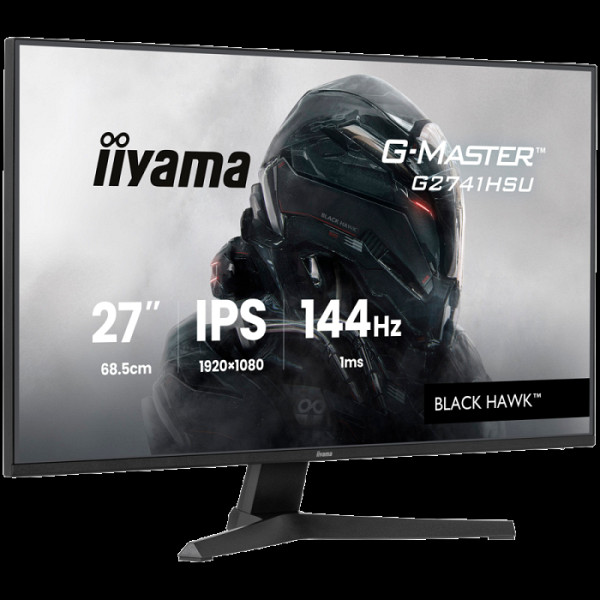 27 IPS Gaming, G-Master Black Hawk, FreeSync, 1920x1080 144Hz HDMI, DisplayPort, 1ms MPRT, Adaptive Sync, Speakers, USB 2x 2.0, Black Tuner