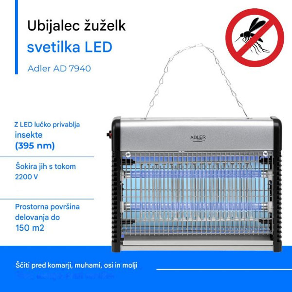 Adler svetilka proti insektom (komarji, muhe,...) AD7940