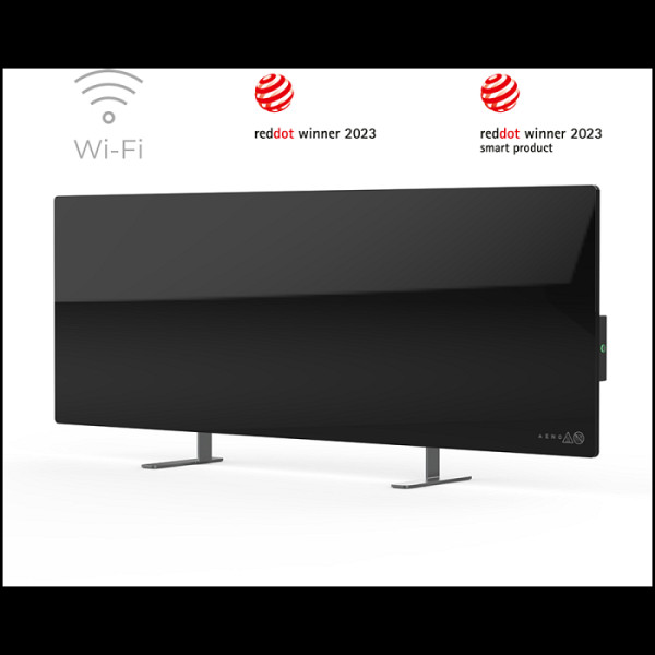 AENO GH2S - Pametni Premium IR eko grelnik, 700W, smart control, AENO aplikacija, črn
