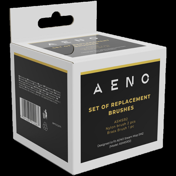 AENO Plastic scraper brush+Metal scraper brush for steam mop SM2