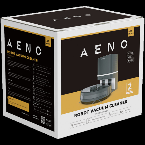 AENO RC1S - Pametni robotski sesalnik, mokro in suho čiščenje, pametno upravljanje (AENO aplikacija) UV luč