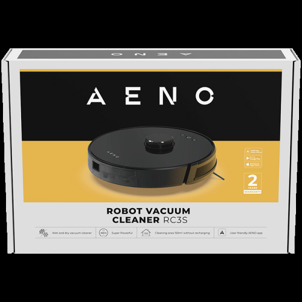 AENO RC3S - Robotski sesalnik, mokro in suho čiščenje, AENO aplikacija