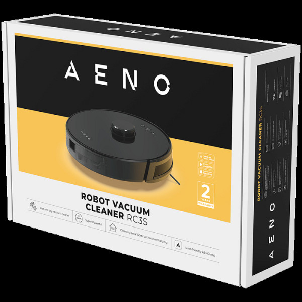 AENO RC3S - Robotski sesalnik, mokro in suho čiščenje, AENO aplikacija