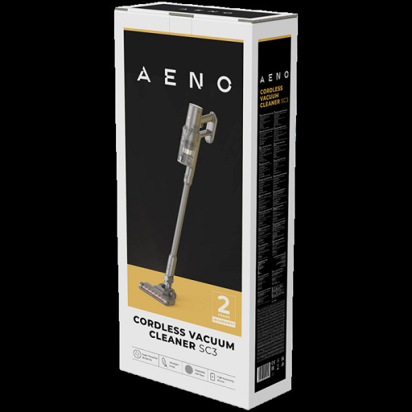 AENO SC3 - Brezžični ročni akumolatorski sesalec, 250W, krtača z osvetlitvijo LED