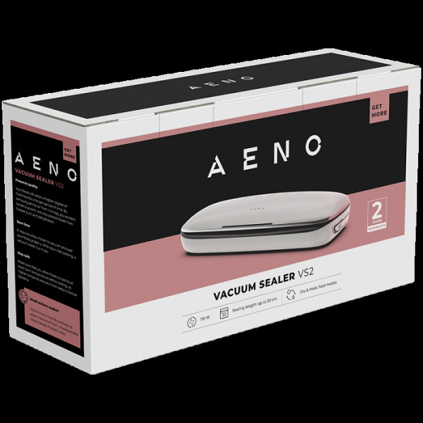AENO VS2 - Vakumski tesnilnik, 120W, način za suho/vlažno hrano