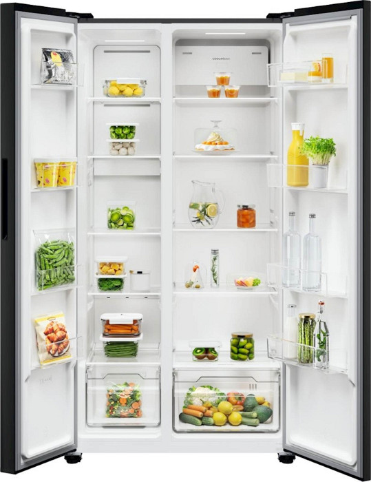 Ameriški hladilnik Electrolux EAT6ME53E0, črno steklo