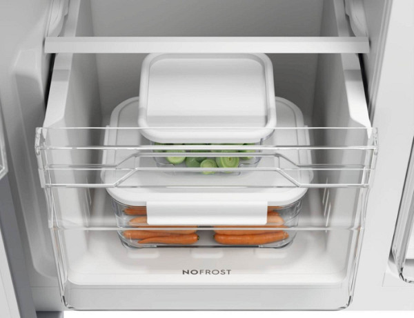 Ameriški hladilnik Electrolux EAT6ME53E0, črno steklo