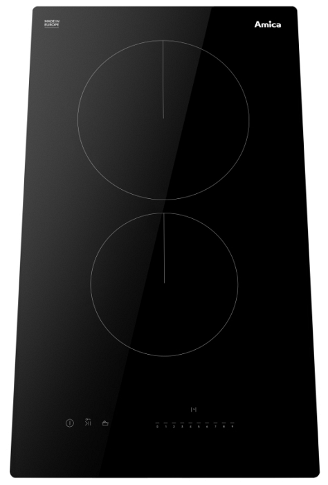 AMICA keramična kuhalna plošča PC3300TZ [2 coni, 30cm, črna]