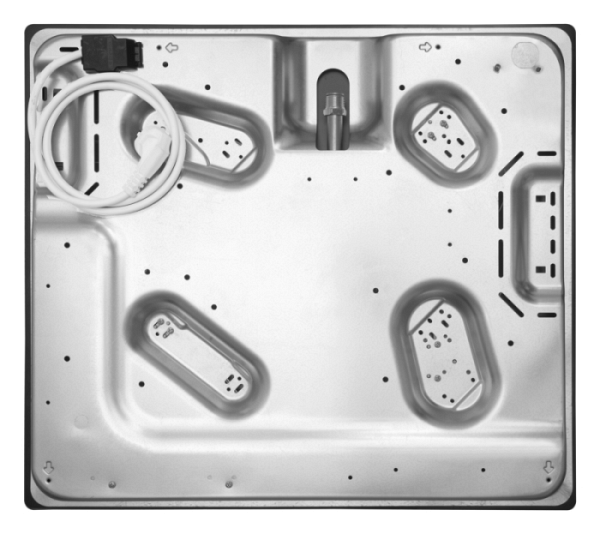 AMICA plinska kuh. plošča PGCD6101ApFB [4x plin, WOK, steklo, 60cm, črna]