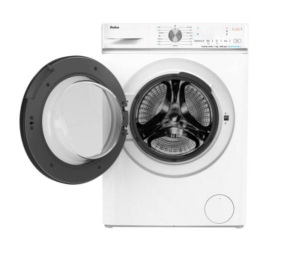 AMICA pralni stroj PPF 71235 BW [A, 7kg, 1200 o/min, Inverter, bela]