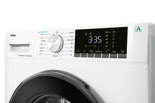 AMICA pralni stroj PPF 81415 BW [A -10%, 8kg, 1400 o/min, bela]