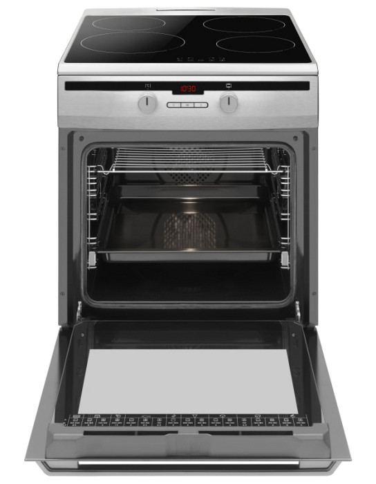 AMICA štedilnik 6118IES2.390HTaDp(Xx) [A, 4x indukcija, 77l peč., inox]