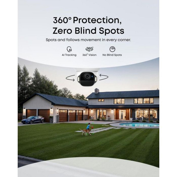 Anker Eufy Security SoloCam E42 komplet 4 kamer + HomeBase 3 baza + 4 solarni paneli