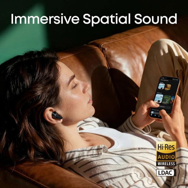 Anker Soundcore Liberty Buds brezžične slušalke, črne