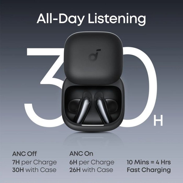 Anker Soundcore Liberty Buds brezžične slušalke, črne