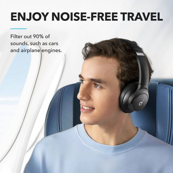 Anker Soundcore Q20i naglavne bluetooth slušalke, črne
