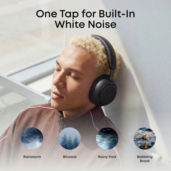 Anker Soundcore Space 2 naglavne Bluetooth slušalke, črne