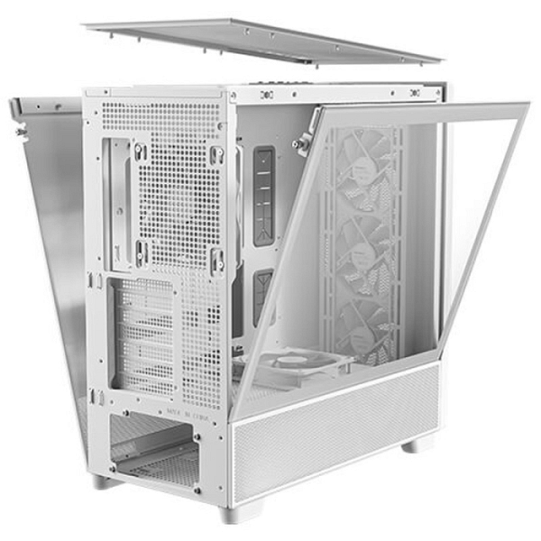 ANTEC Flux midi-ATX okno leseno belo/rjavo gaming ohišje