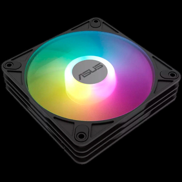 ASUS AR120 ARGB ventilator, 120mm PWM, črn, bulk