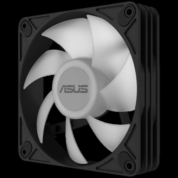 ASUS AR120 ARGB ventilator, 120mm PWM, črn, bulk