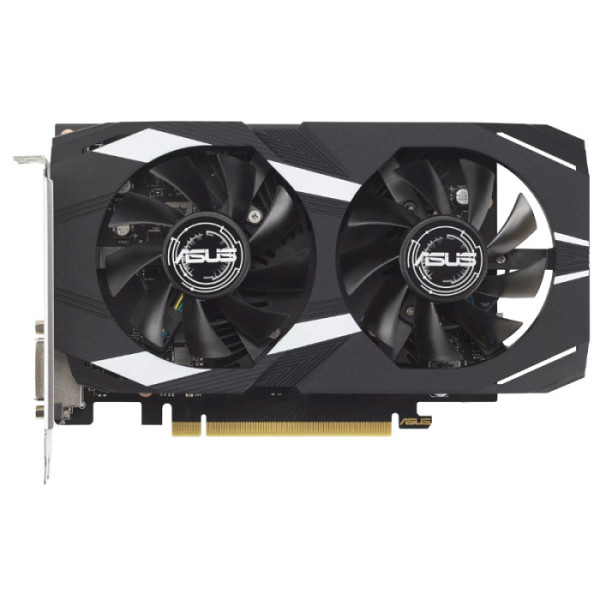 ASUS Dual GeForce RTX 3050 OC Edition 6GB GDDR6 grafična kartica with two powerful fans AAA gaming performance and ray tracing, PCIe 4.0, 1xDVI-D, 1xHDMI 2.1, 1xDisplayPort 1.4a