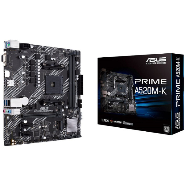 ASUS Prime A520M-K AM4 DDR4 USB 3.2 Gen1 mATX osnovna plošča