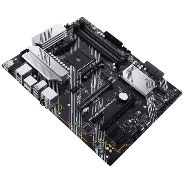 ASUS PRIME B550-PLUS AM4 ATX matična plošča - AMD B550 4xDIMM DDR4 2xM.2 6xSATA PCIe 4.0 1Gb Ethernet 1xDisplayPort 1xHDMI with Aura Sync RGB headers support