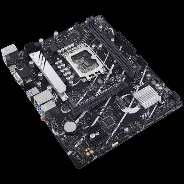 ASUS PRIME B760M-K D4 LGA1700 mATX osnovna plošča - Intel B760, 2xDDR4, 2xM.2, 4xSATA, 2.5Gb LAN, 1xD-SUB(VGA), 1xHDMI, Aura Sync