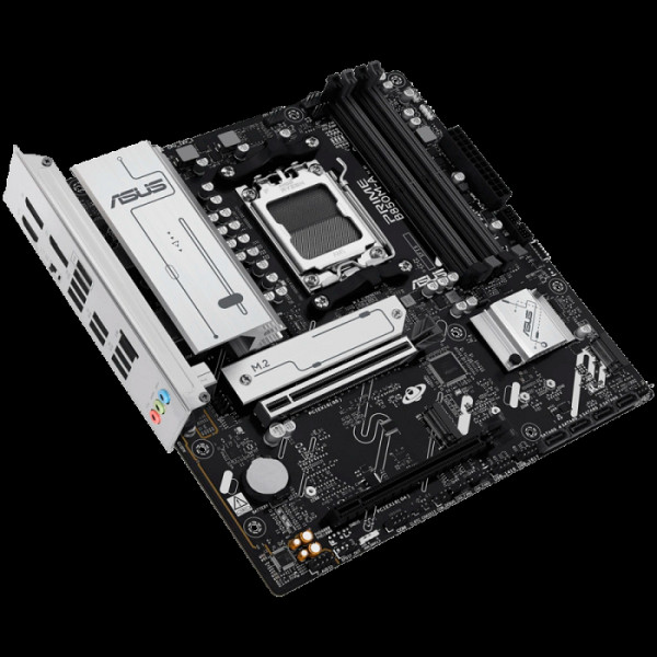 ASUS PRIME B850M-A-CSM AM5 mATX osnovna plošča - AMD B850, 4xDDR5, 3xM.2, 4xSATA, 2.5Gb LAN, 2xDP, 1xHDMI, Aura Sync