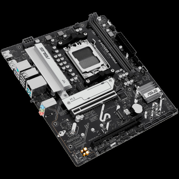 ASUS PRIME B850M-K AM5 mATX osnovna plošča - AMD B850, 2xDDR5, 2xM.2, 4xSATA. 2.5Gb LAN, 1xDP, 1xHDMI, Aura Sync