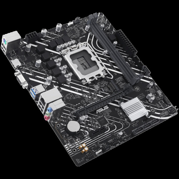 ASUS PRIME H610M-K ARGB LGA1700 mATX osnovna plošča - Intel H610, 2xDDR5, 1xM.2, 4xSATA, 1Gb LAN, 1xD-SUB 1xHDMI