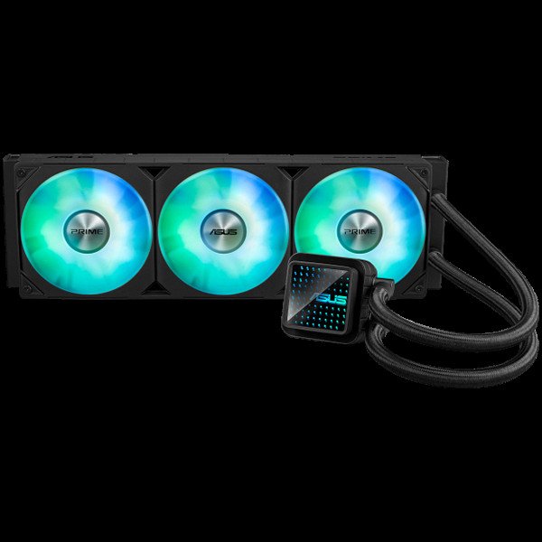 ASUS Prime LC 360 ARGB vodno hlajenje za procesor, trije 120mm ARGB ventilatorji, Aura Sync