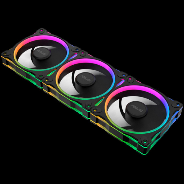 ASUS Prime MR120 ARGB Reverse ventilatorji, 3x 120mm PWM, črni