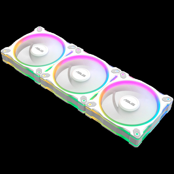 ASUS Prime MR120 ARGB Reverse ventilatorji, 3x 120mm PWM, beli