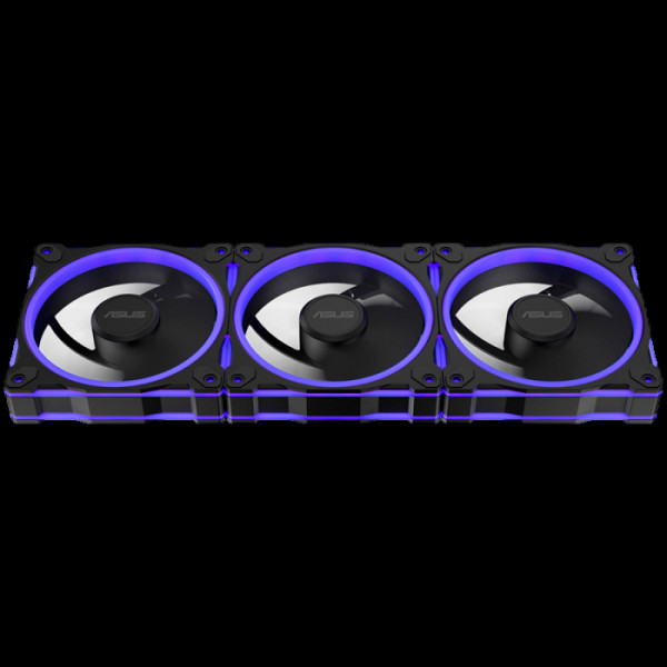 ASUS Prime MR120 ARGB Reverse ventilatorji, 3x 120mm PWM, črni