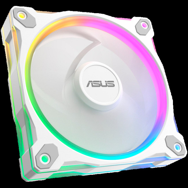 ASUS Prime MR120 ARGB Reverse ventilatorji, 3x 120mm PWM, beli