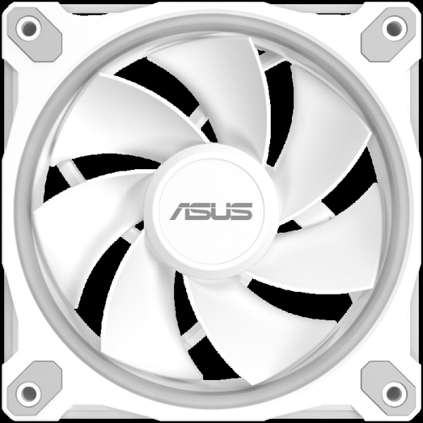ASUS Prime MR120 ARGB Reverse ventilatorji, 3x 120mm PWM, beli