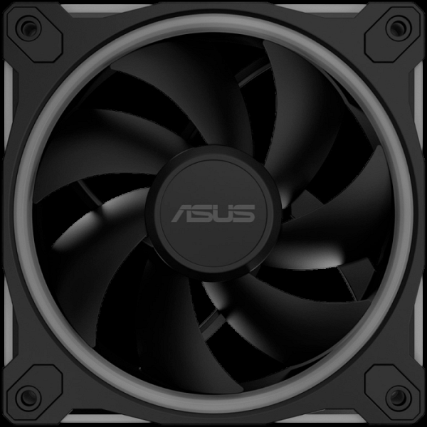 ASUS Prime MR120 ARGB ventilator, 120mm PWM, črn