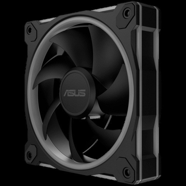 ASUS Prime MR120 ARGB ventilator, 120mm PWM, črn