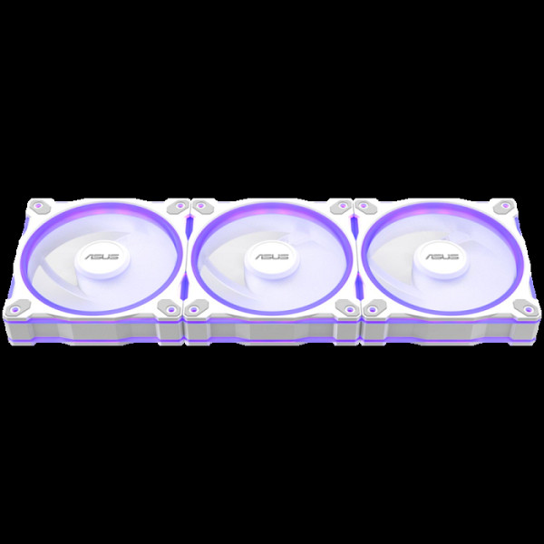 ASUS Prime MR120 ARGB ventilatorji, 3x 120mm PWM, beli