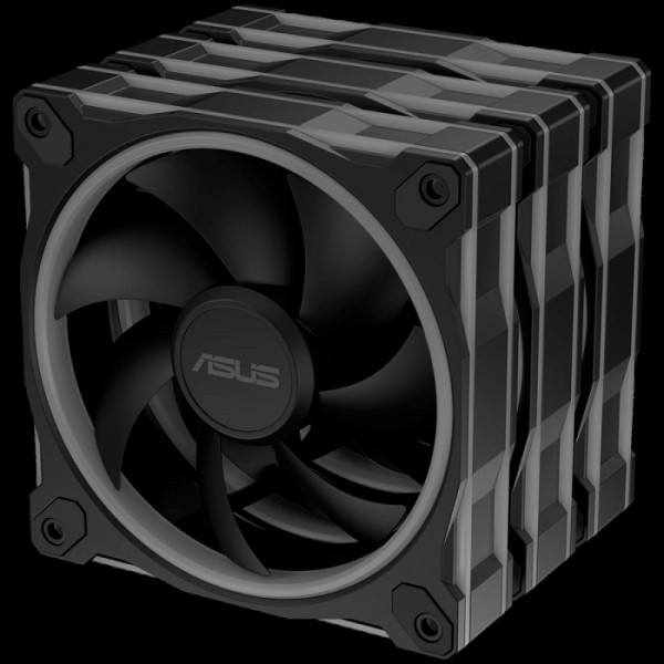 ASUS Prime MR120 ARGB ventilatorji, 3x 120mm PWM, črni