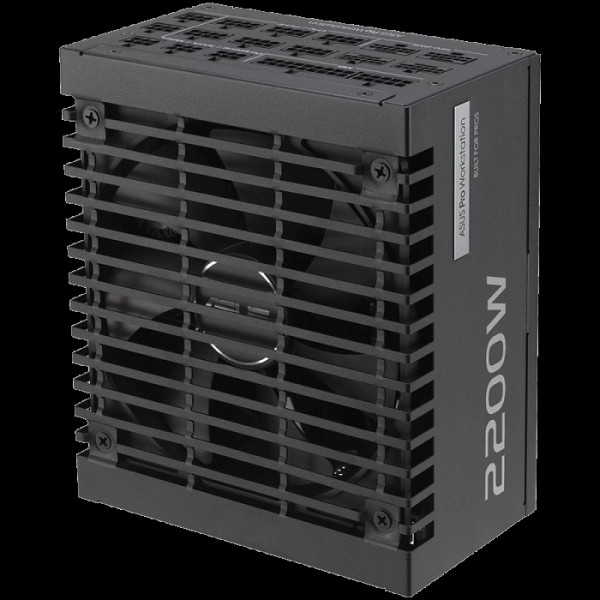 ASUS Pro WS 2200W Platinum modularni napajalnik, ATX 3.1 kompatibilen, PCIe Gen 5.1, 80 PLUS Platinum, 10 let garancije