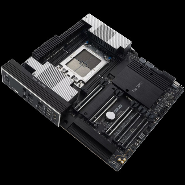 ASUS PRO WS TRX50-SAGE WIFI sTR5 CEB workstation matična plošča - AMD TRX50 4xDIMM DDR5 ECC 3xM.2 4xSATA 1xSlimSAS PCIe 5.0 10Gb 2.5Gb Ethernet WiFi 7 Bluetooth with multi-GPU support