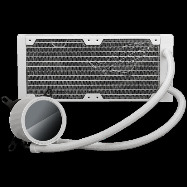 ASUS ROG Ryuo III 240 ARGB White Edition vodno hlajenje za procesor, dva 120mm ARGB ventilatorja, Aura Sync, belo