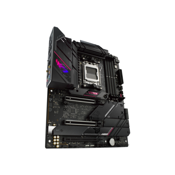 ASUS ROG STRIX B650E-E GAMING WIFI AM5 ATX igralna matična plošča - AMD B650 4xDIMM DDR5 4xM.2 4xSATA PCIe 5.0 2.5Gb Ethernet WiFi 6E + Bluetooth 1xDisplayPort 1xHDMI s podporo za Aura Sync