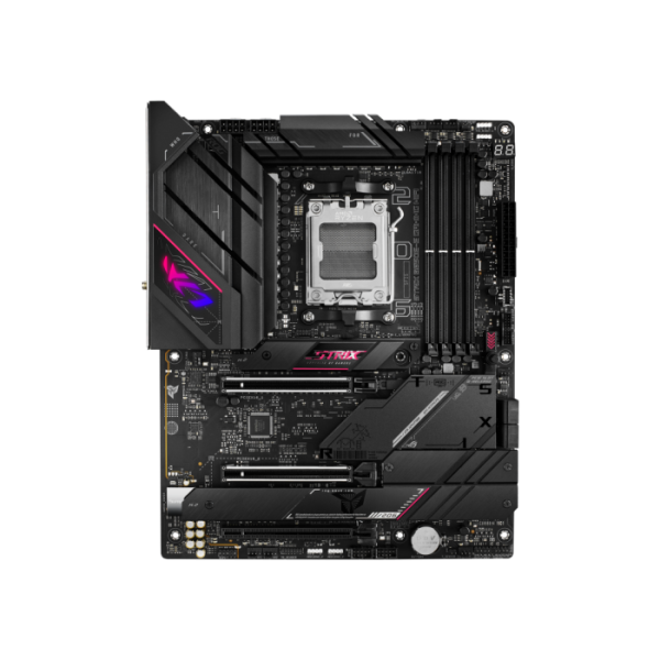 ASUS ROG STRIX B650E-E GAMING WIFI AM5 ATX igralna matična plošča - AMD B650 4xDIMM DDR5 4xM.2 4xSATA PCIe 5.0 2.5Gb Ethernet WiFi 6E + Bluetooth 1xDisplayPort 1xHDMI s podporo za Aura Sync