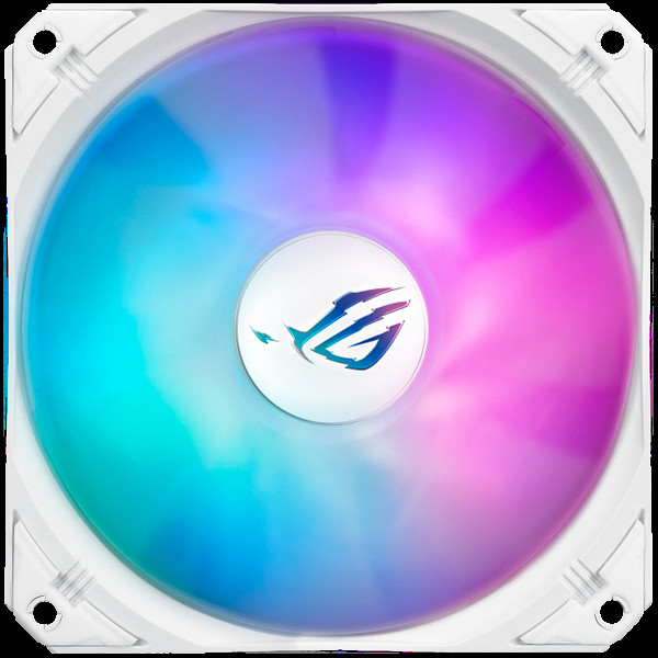 ASUS ROG Strix LC III 360 ARGB White Edition vodno hlajenje za procesor, trije 120mm ROG ARGB ventilatorji, Aura Sync, belo