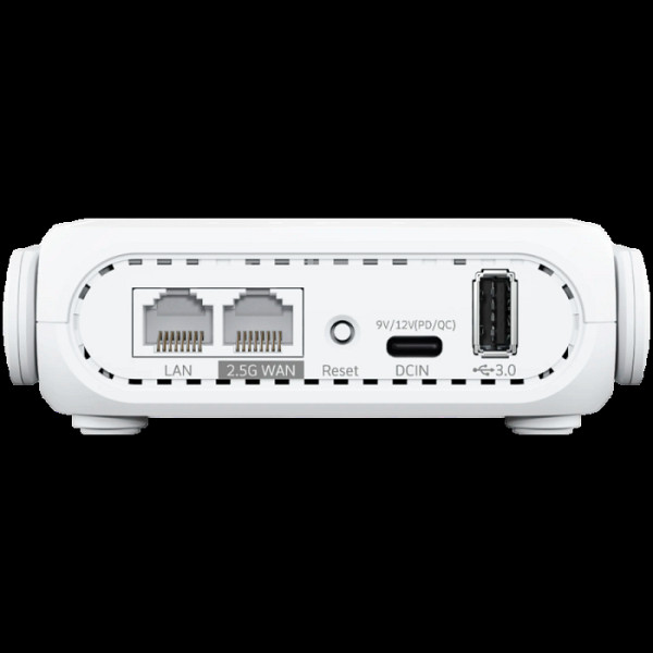 ASUS RT-BE58 Go BE3600 Dual-Band WiFi 7 (802.11be) potovalni usmerjevalnik, 4G & 5G Mobile Tethering, USB-C PD