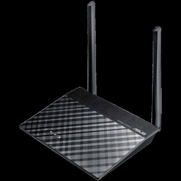 ASUS RT-N12E Brezžični usmerjevalnik WiFi 4 (802.11n) - hitrost prenosa podatkov do 300 Mbps (2,4 GHz), tehnologija MIMO, dve zunanji anteni 5dBi za boljšo pokritost