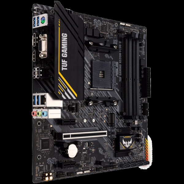 ASUS TUF GAMING A520M-PLUS II AM4 mATX osnovna plošča - AMD A520, 4xDDR4, 1xM.2, 4xSATA, 1Gb LAN, 1xD-SUB, 1xDP, 1xHDMI, Aura Gen 2